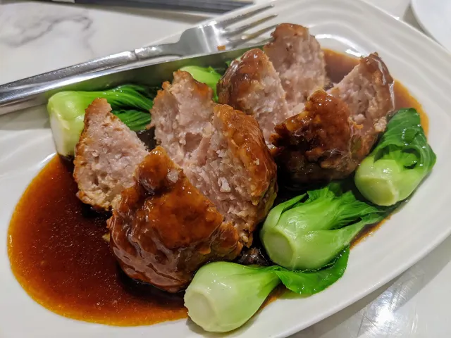 Albóndigas cabeza de león