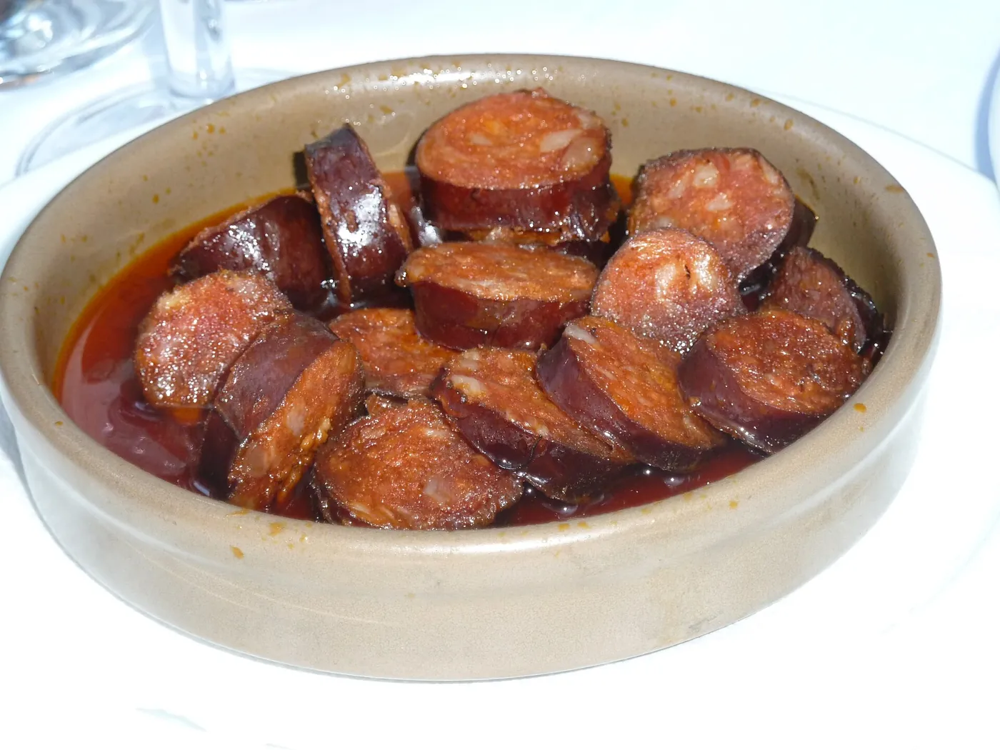 Chorizo a la sidra