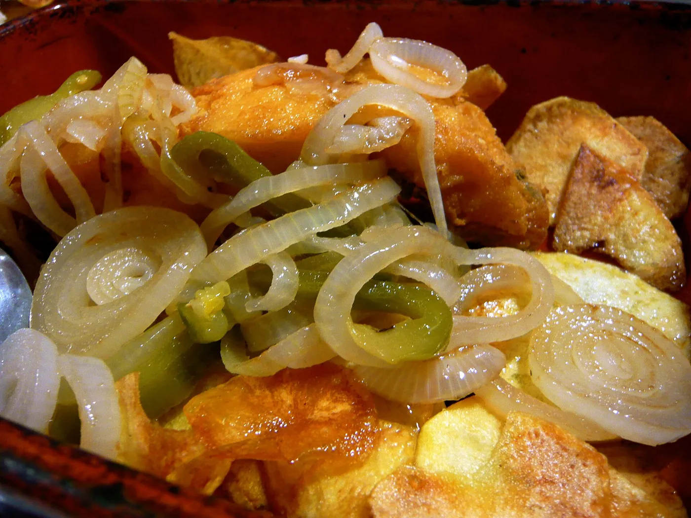 Codfish and potatoes