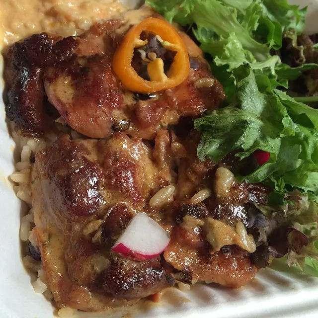 Cook-up (pelau) de San Cristóbal