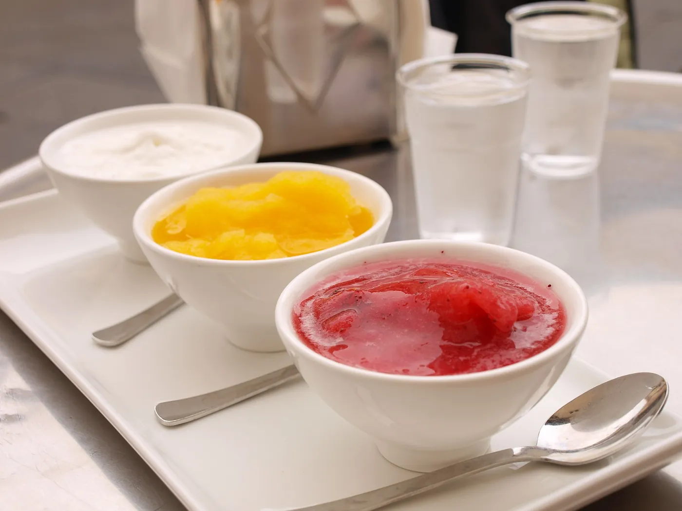 Granita siciliana de limón