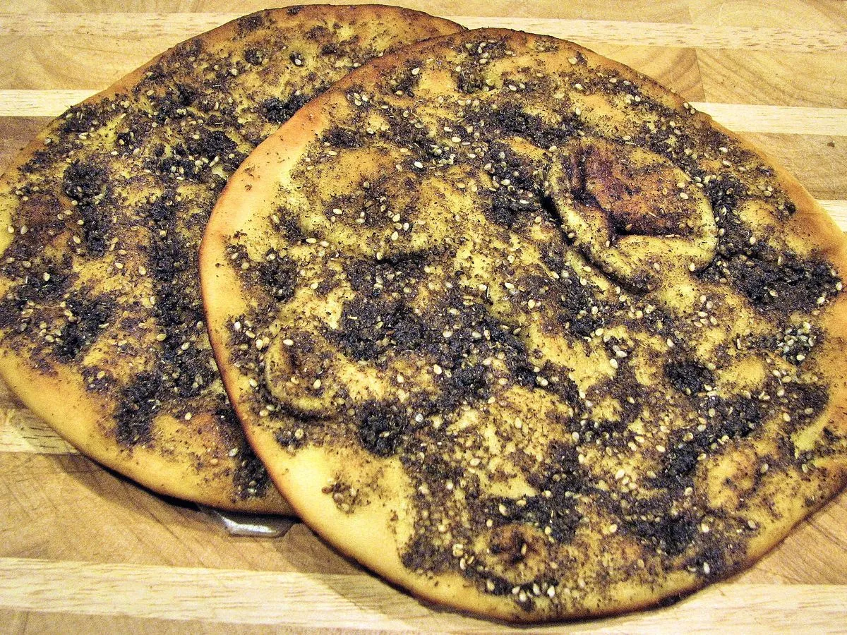 Manakish de zaatar
