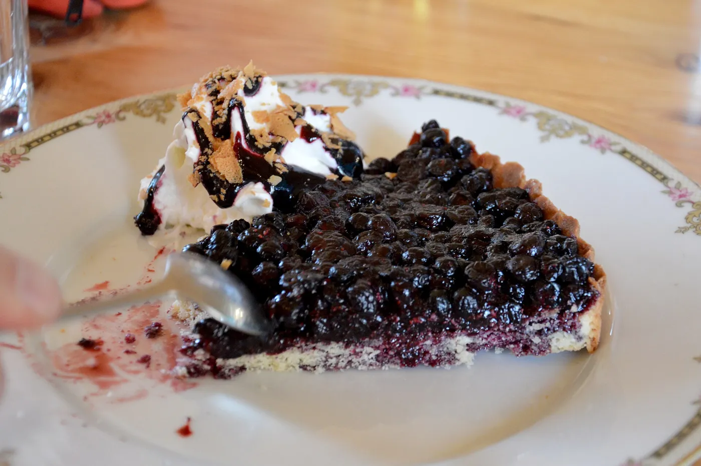 Tarte aux myrtilles